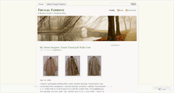 Desktop Screenshot of frugalfashion.wordpress.com