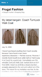 Mobile Screenshot of frugalfashion.wordpress.com