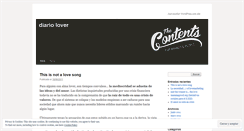 Desktop Screenshot of diariolover.wordpress.com