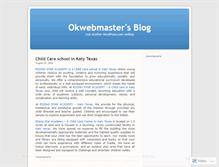 Tablet Screenshot of okwebmaster.wordpress.com