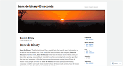 Desktop Screenshot of bigfoot.bancdebinary60seconds.wordpress.com