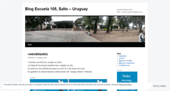 Desktop Screenshot of escuela105salto.wordpress.com