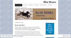 Desktop Screenshot of bluerunes.wordpress.com