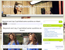 Tablet Screenshot of beyonceww.wordpress.com