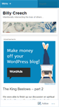 Mobile Screenshot of billycreech.wordpress.com