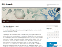 Tablet Screenshot of billycreech.wordpress.com