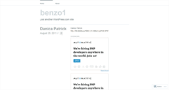 Desktop Screenshot of benzo1.wordpress.com