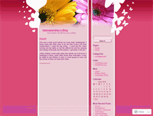 Tablet Screenshot of hannapendrey.wordpress.com