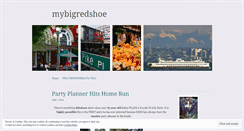 Desktop Screenshot of mybigredshoe.wordpress.com