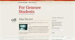 Desktop Screenshot of newgccstudents.wordpress.com