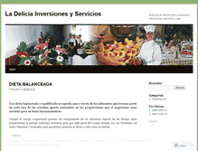 Tablet Screenshot of ladeliciainversiones.wordpress.com