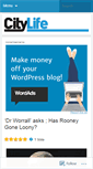 Mobile Screenshot of citylifemag.wordpress.com
