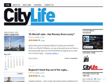 Tablet Screenshot of citylifemag.wordpress.com