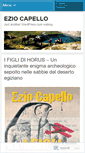 Mobile Screenshot of eziocapello.wordpress.com