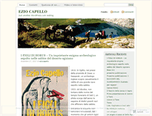 Tablet Screenshot of eziocapello.wordpress.com