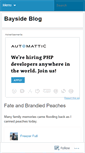 Mobile Screenshot of baysideblog.wordpress.com