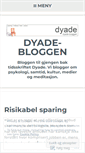 Mobile Screenshot of dyadeblog.wordpress.com