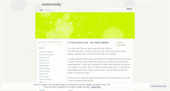 Desktop Screenshot of modmomdiy.wordpress.com