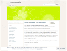 Tablet Screenshot of modmomdiy.wordpress.com