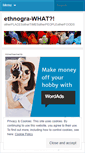 Mobile Screenshot of ethnograwhat.wordpress.com