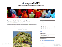 Tablet Screenshot of ethnograwhat.wordpress.com