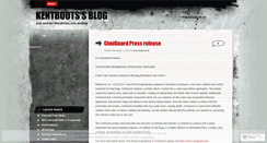 Desktop Screenshot of kentboots.wordpress.com