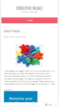 Mobile Screenshot of creativemumz.wordpress.com