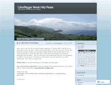 Tablet Screenshot of cyberbeggar.wordpress.com