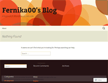 Tablet Screenshot of fernika00.wordpress.com