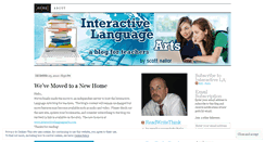 Desktop Screenshot of interactivelanguagearts.wordpress.com