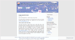 Desktop Screenshot of mfcsc.wordpress.com
