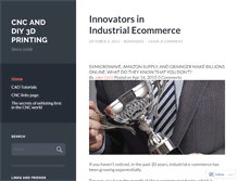 Tablet Screenshot of cncmachining.wordpress.com