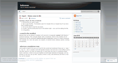 Desktop Screenshot of hahaaoao.wordpress.com