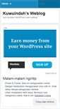 Mobile Screenshot of kuwuindah.wordpress.com