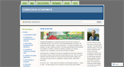 Desktop Screenshot of consciouseconomics.wordpress.com