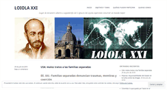Desktop Screenshot of loiolaxxi.wordpress.com