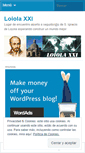 Mobile Screenshot of loiolaxxi.wordpress.com