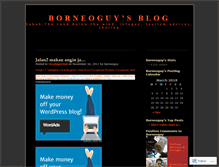 Tablet Screenshot of borneoguy.wordpress.com