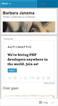 Mobile Screenshot of barbarajansma.wordpress.com