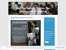 Tablet Screenshot of dogthebountyhunterfanheadquarters.wordpress.com