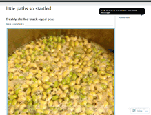 Tablet Screenshot of littlepaths.wordpress.com