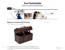 Tablet Screenshot of missecofashionista.wordpress.com