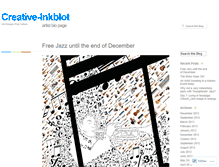 Tablet Screenshot of creativeinkblot.wordpress.com