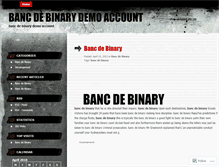 Tablet Screenshot of bwp.bancdebinarydemoaccount.wordpress.com