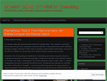Tablet Screenshot of humangenedynamics.wordpress.com