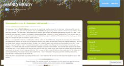 Desktop Screenshot of mainlymandy.wordpress.com