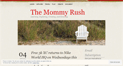 Desktop Screenshot of mommyrush.wordpress.com