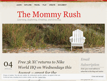 Tablet Screenshot of mommyrush.wordpress.com