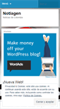 Mobile Screenshot of notiagen.wordpress.com
