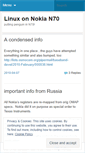 Mobile Screenshot of n70linux.wordpress.com
